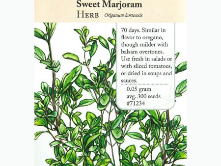 Sweet Marjoram Seeds (Organic) For Cheap