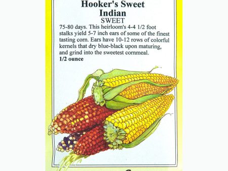 Hooker s Sweet Indian Corn Seeds (Organic) Online now