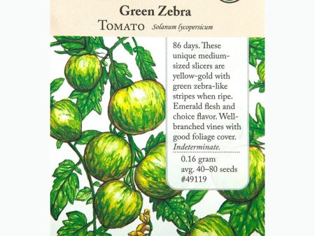 Green Zebra Tomato Seeds (Organic) Supply