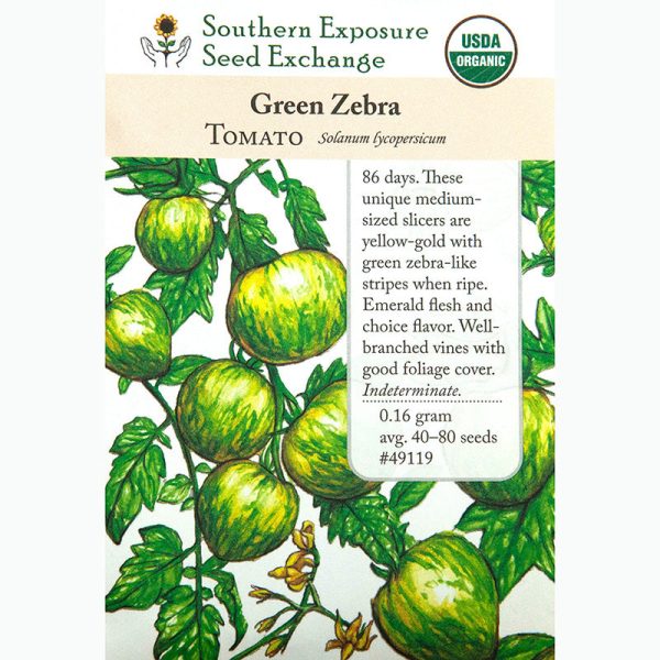 Green Zebra Tomato Seeds (Organic) Supply