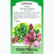 Devil s Tongue Lettuce Seeds (Organic) Discount