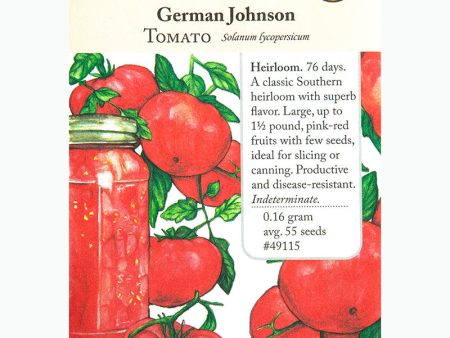 German Johnson Tomato Seeds (Organic) For Discount