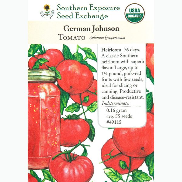 German Johnson Tomato Seeds (Organic) For Discount