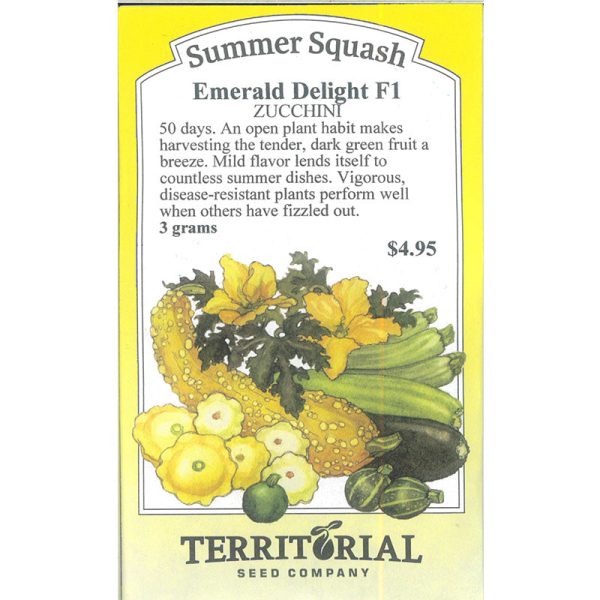 Emerald Delight Summer Squash Seeds Online Hot Sale