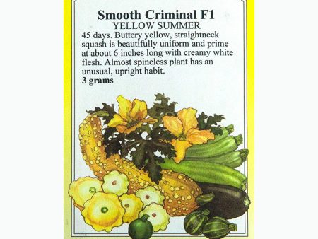 Smooth Criminal Summer Squash Seeds Sale