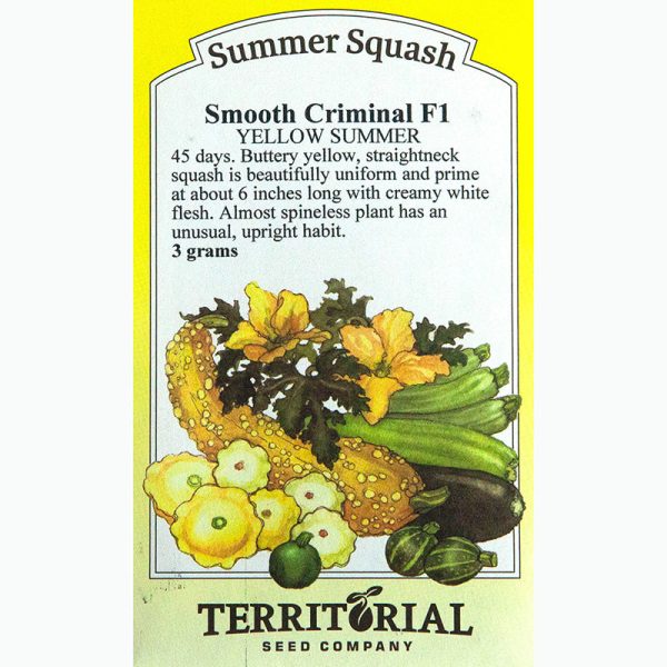 Smooth Criminal Summer Squash Seeds Sale