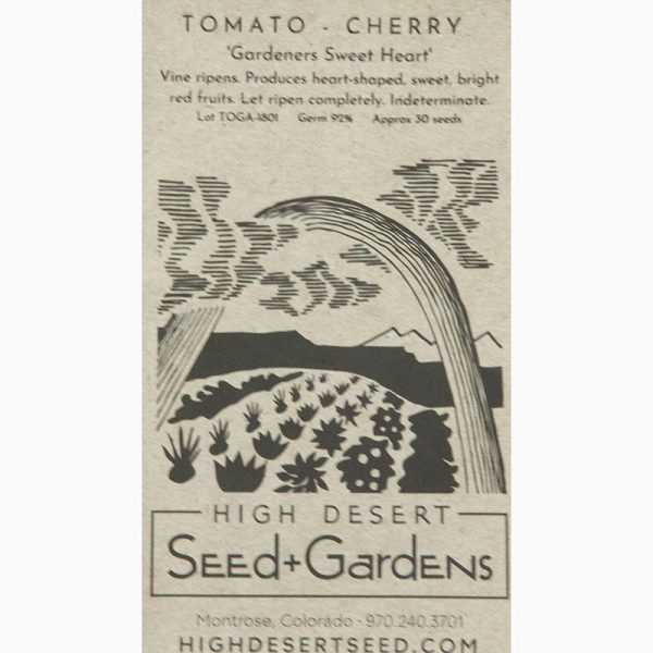 Gardener s Sweetheart Cherry Tomato Seeds Supply