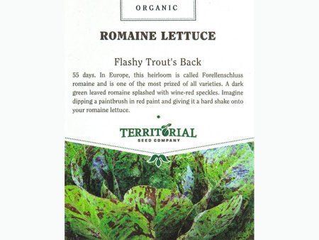 Flashy Trout s Back Lettuce Seeds (Organic) on Sale