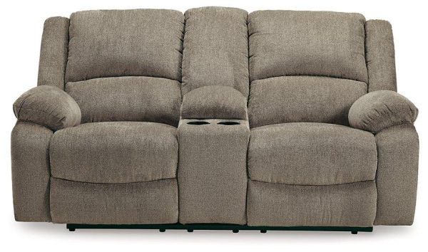 Draycoll Reclining Loveseat with Console Online Sale