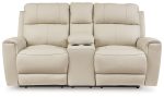 Dahlmoore Power Reclining Loveseat with Console Online now