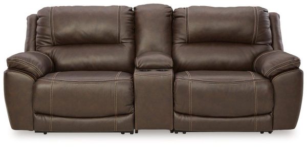 Dunleith 3-Piece Power Reclining Loveseat with Console Online