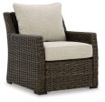 Brook Ranch Outdoor Lounge Chair with Cushion on Sale