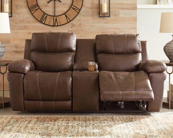 Edmar Power Reclining Loveseat with Console Discount