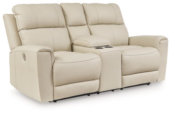 Dahlmoore Power Reclining Loveseat with Console Online now