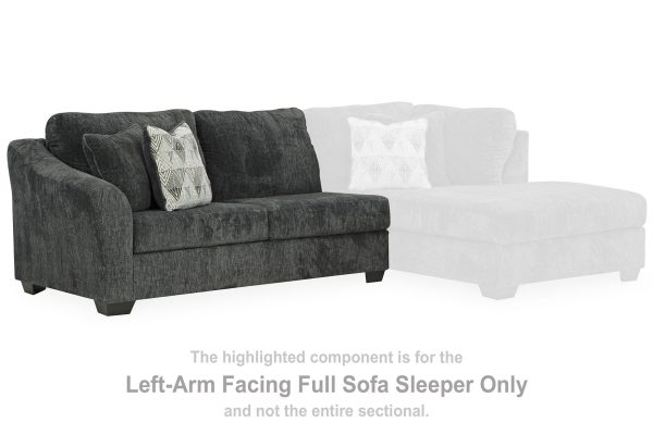 Biddeford 2-Piece Sleeper Sectional with Chaise Sale