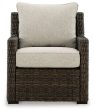 Brook Ranch Outdoor Lounge Chair with Cushion on Sale