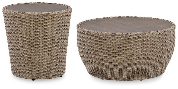 Danson Outdoor Occasional Table Set For Sale