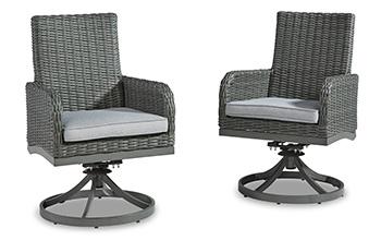 Elite Park Swivel Chair with Cushion (Set of 2) Discount