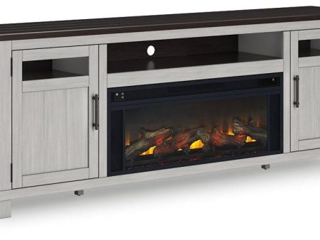 Darborn 88  TV Stand with Electric Fireplace Online Sale