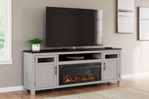 Darborn 88  TV Stand with Electric Fireplace Online Sale