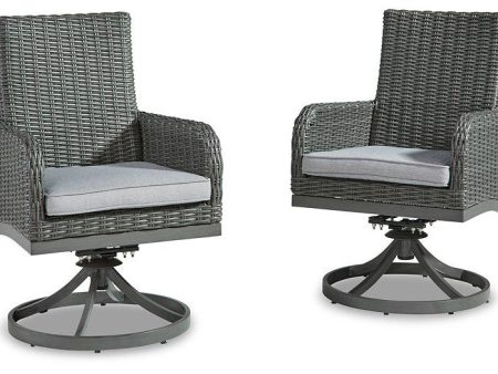 Elite Park Swivel Chair with Cushion (Set of 2) Discount