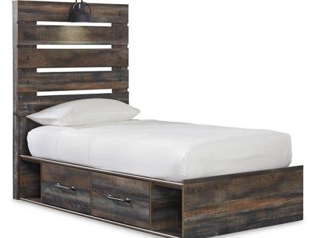 Drystan Bed with 2 Storage Drawers Sale