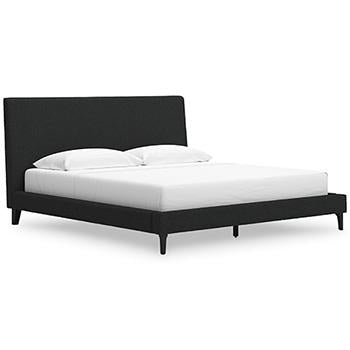 Cadmori Upholstered Bed with Roll Slats Hot on Sale