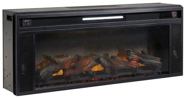 Darborn 88  TV Stand with Electric Fireplace Online Sale