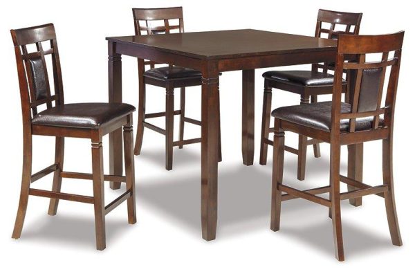 Bennox Counter Height Dining Table and Bar Stools (Set of 5) Online Sale