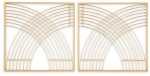 Dalkins Wall Decor (Set of 2) For Cheap