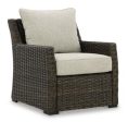 Brook Ranch Outdoor Lounge Chair with Cushion on Sale