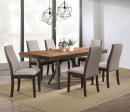 Spring Creek Dining Table with Extension Leaf Natural Walnut Discount