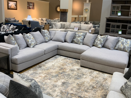 880 Gray - Oversized Sectional For Discount