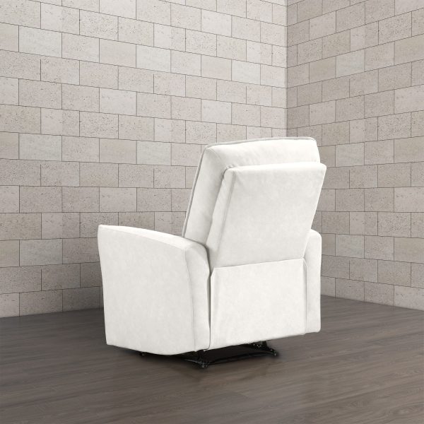 Asheville Cream Suede Recliner Chair Online