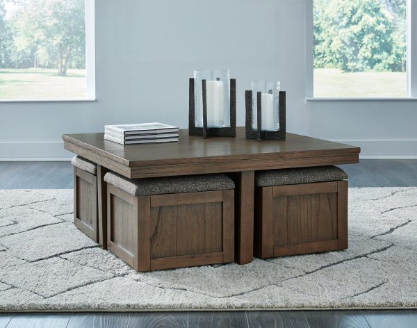 Boardernest Coffee Table with 4 Stools Sale