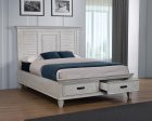 Franco Storage Bed Antique White For Sale