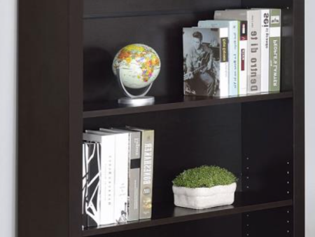 Skylar 5-shelf Bookcase with Storage Drawer Cappuccino For Cheap