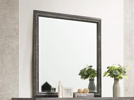 Janine Square Dresser Mirror Grey Online now