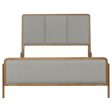 Arini Upholstered Panel Bed Sand Wash and Grey Online Hot Sale