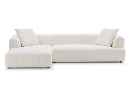 Kaynes  Boucle Sectional Sofa Supply