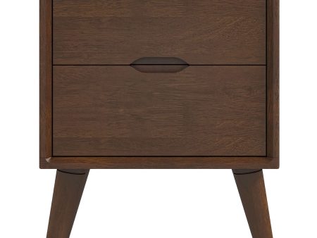 Alexandra Brown Night Stand With 2 Drawers Supply