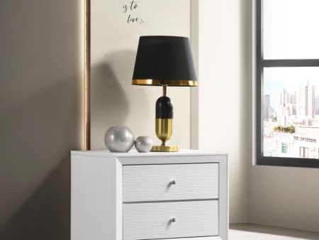 Janelle 2-drawer Nightstand White Online