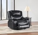 Camila Upholstered Glider Recliner Chair Black Online Hot Sale