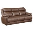 Ellington 2-Piece Upholstered Padded Arm Sofa Set Dark Brown Online now