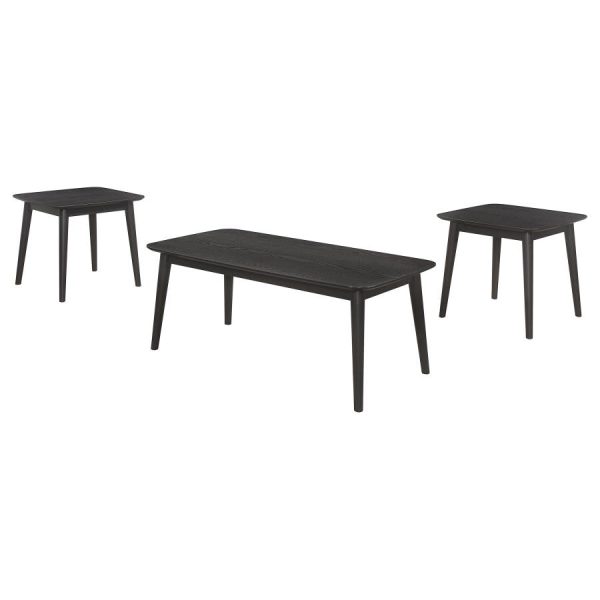 Carey 3-piece Occasional Set with Coffee and End Tables Black Discount