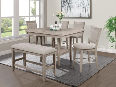 FULTON ALL GREY COUNTER HEIGHT DINING SET Hot on Sale