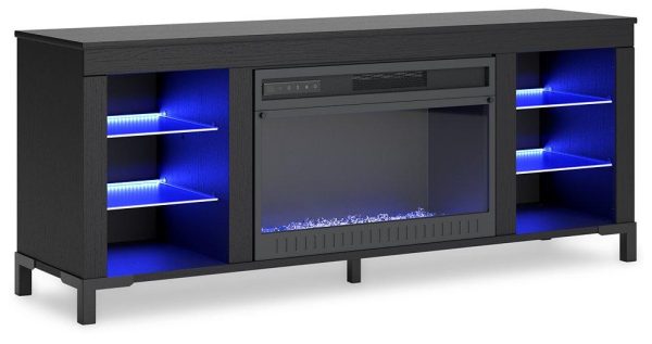 Cayberry 60  TV Stand with Electric Fireplace Discount