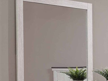 Leighton Cream Brown Dresser Mirror Fashion