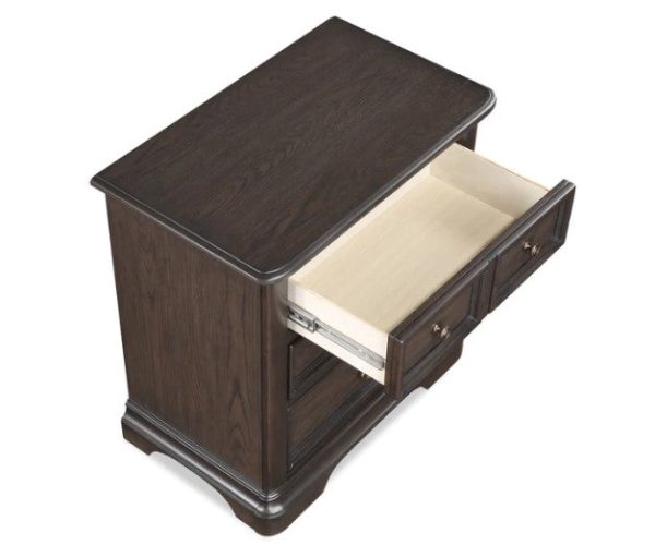 Duke Grayish Brown Nightstand on Sale