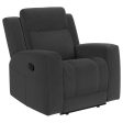 Brentwood Upholstered Recliner Chair Black Fashion